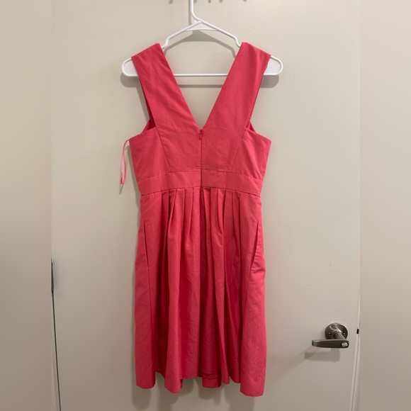 NWT J.Crew V-Neck A-Line Faille Party Dress Size 2 - Picture 8 of 10